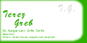 terez greb business card